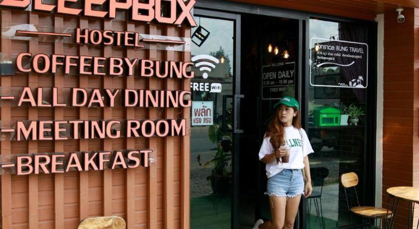 Sleepbox Hostel Suratthani Surat Thani Exterior foto